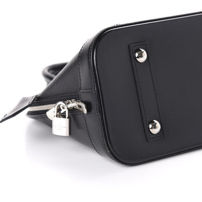 Louis Vuitton Epi Alma MM Black 6 of 9