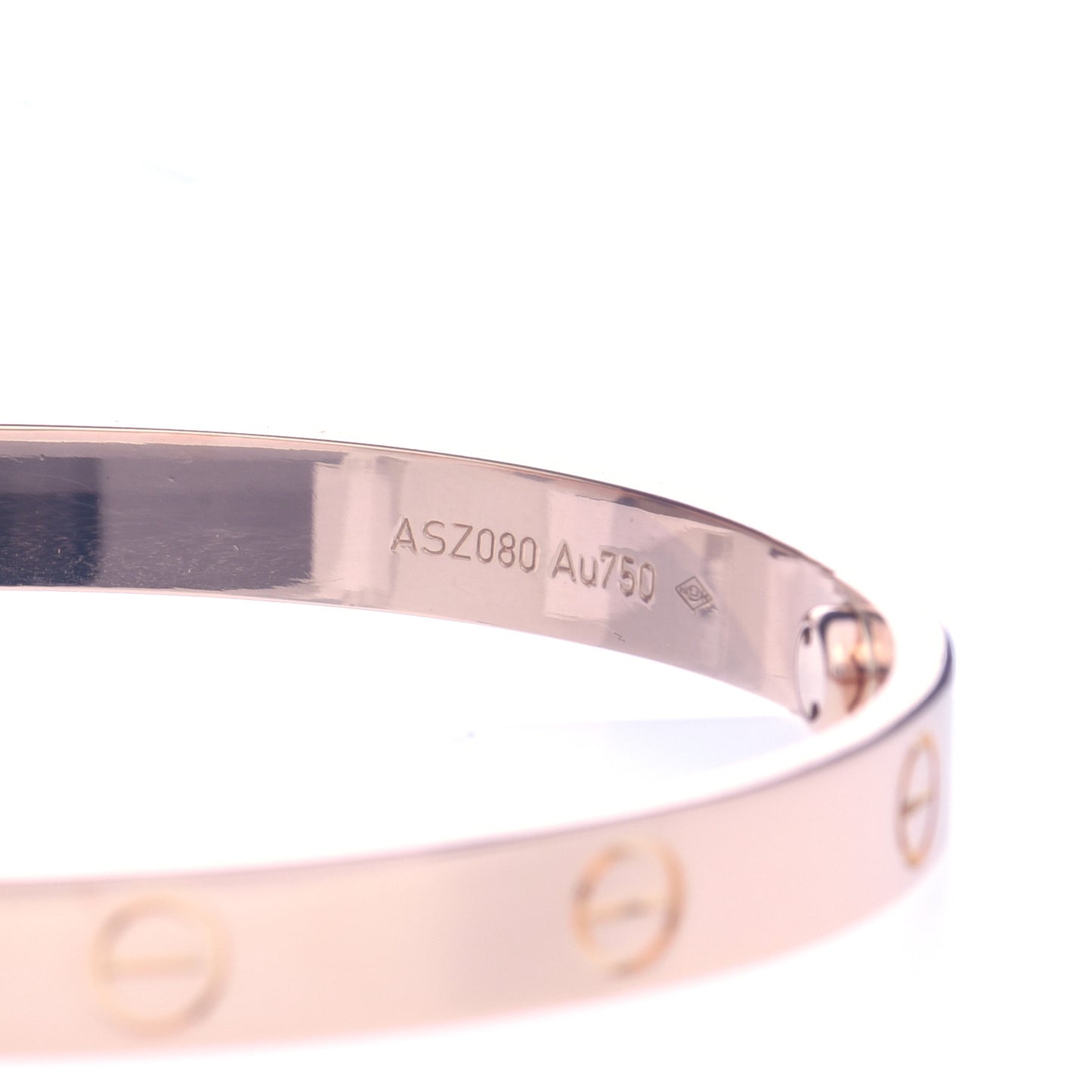 18K Pink Gold LOVE Bracelet 19