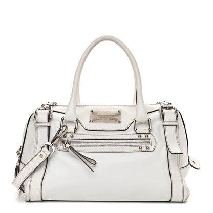 Dolce & Gabbana Smooth Calfskin Miss Easy Way Satchel White 1 of 15