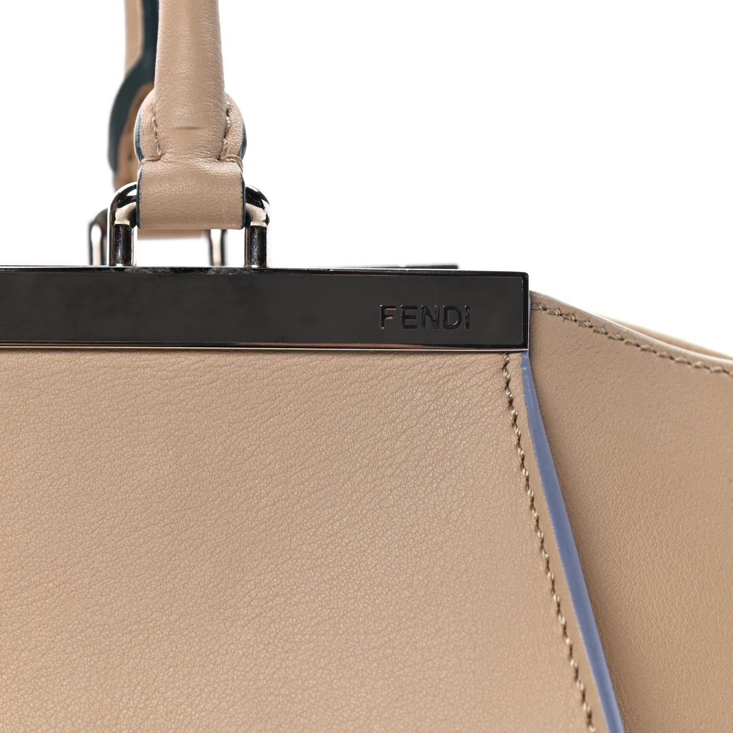 Fendi Vitello Dolce Petite 3Jours Tote Amido 8 of 23