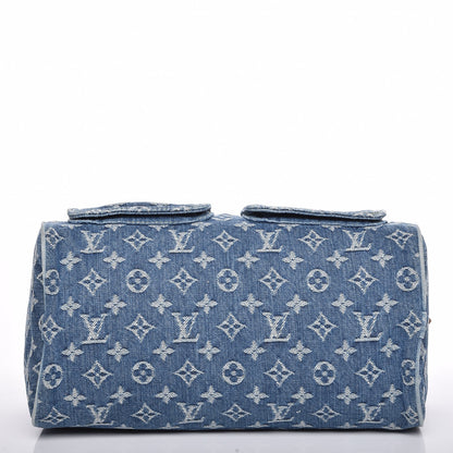 Louis Vuitton Monogram Denim Neo Speedy Blue 4 of 7