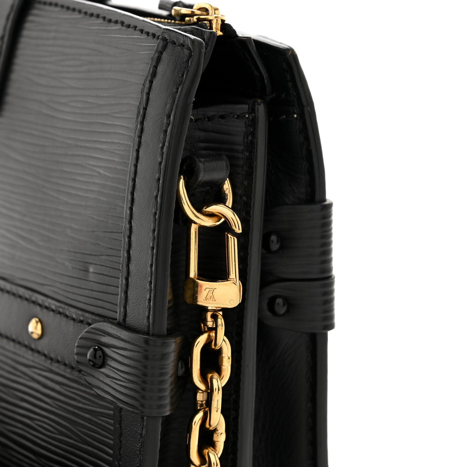 Louis Vuitton Epi Trunk Clutch Black 10 of 12