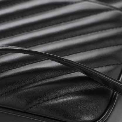 Saint Laurent Calfskin Matelasse Monogram Lou Camera Bag Black 13 of 13