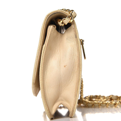Chanel Caviar Timeless CC Wallet on Chain WOC Beige Clair 14 of 18