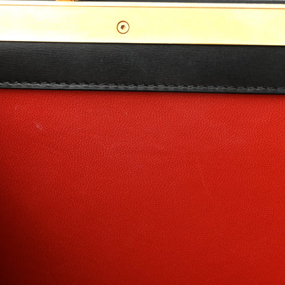 Celine Box Calfskin Medium Clasp Bag Black 13 of 17