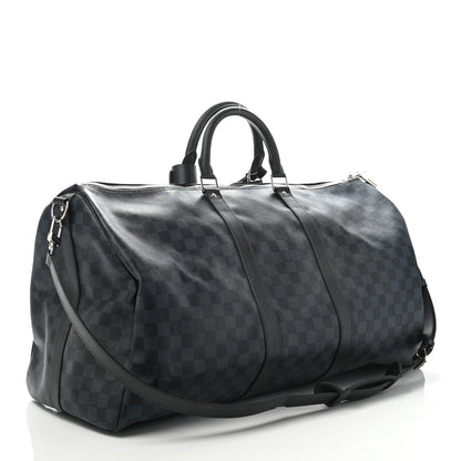 Louis Vuitton Damier Cobalt Keepall Bandouliere 55 2 of 10