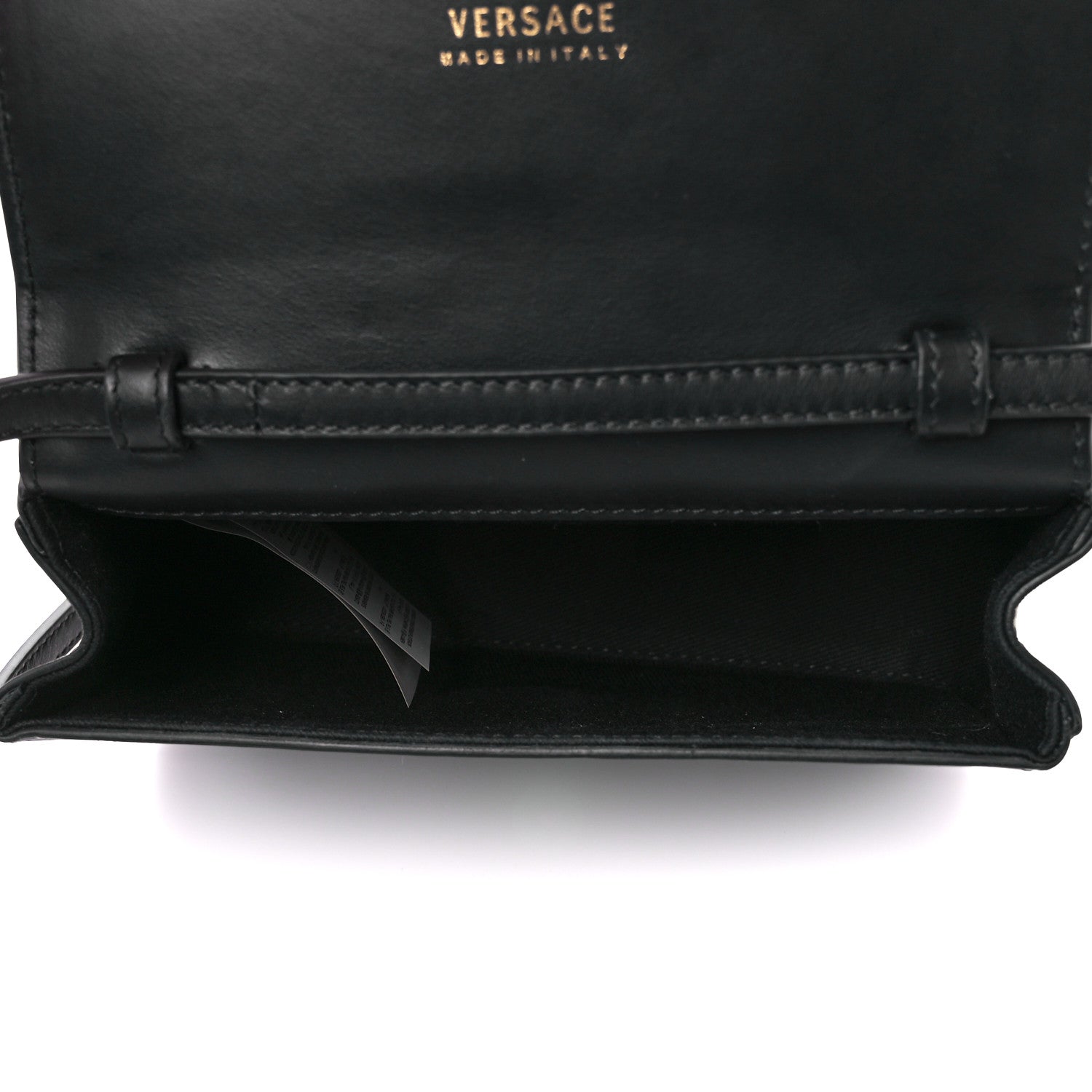 Versace Vitello Virtus Crossbody Black 5 of 11