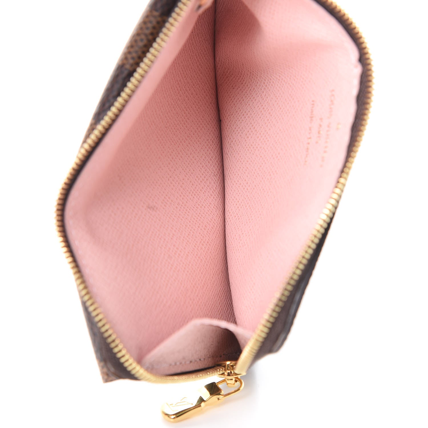 Louis Vuitton Damier Ebene Recto Verso Card Holder Rose Ballerine 5 of 8