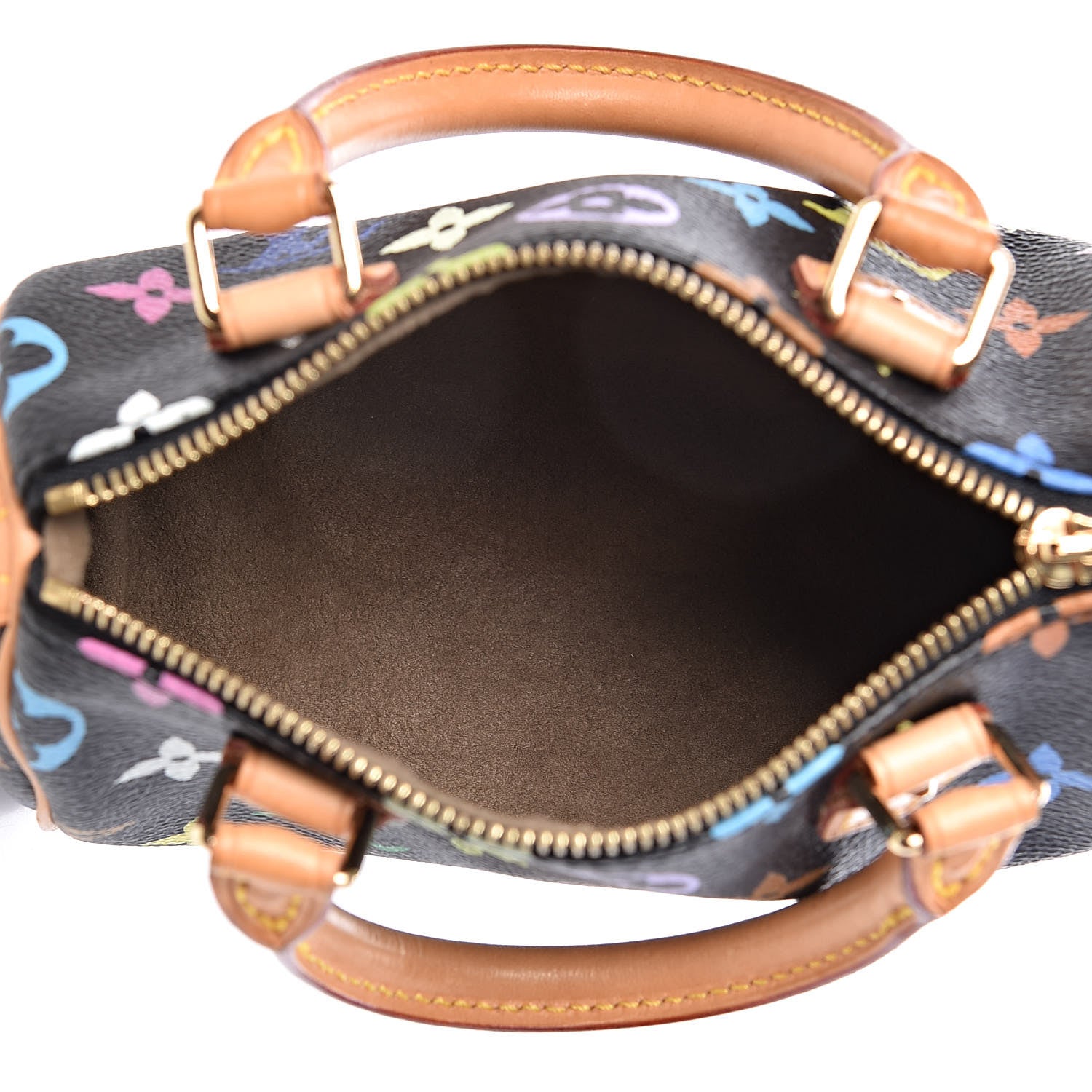 Louis Vuitton Monogram Multicolor Mini Sac HL Speedy Black 5 of 13