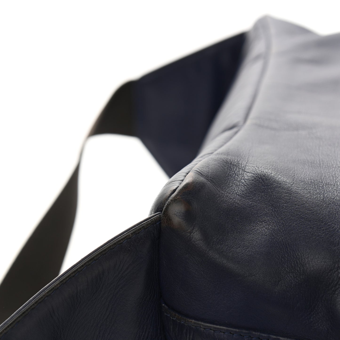 Calfskin Intrecciato Belt Bag Blue