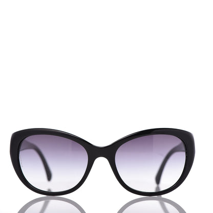 Chanel Camellia CC Sunglasses 5187-H Black 2 of 8