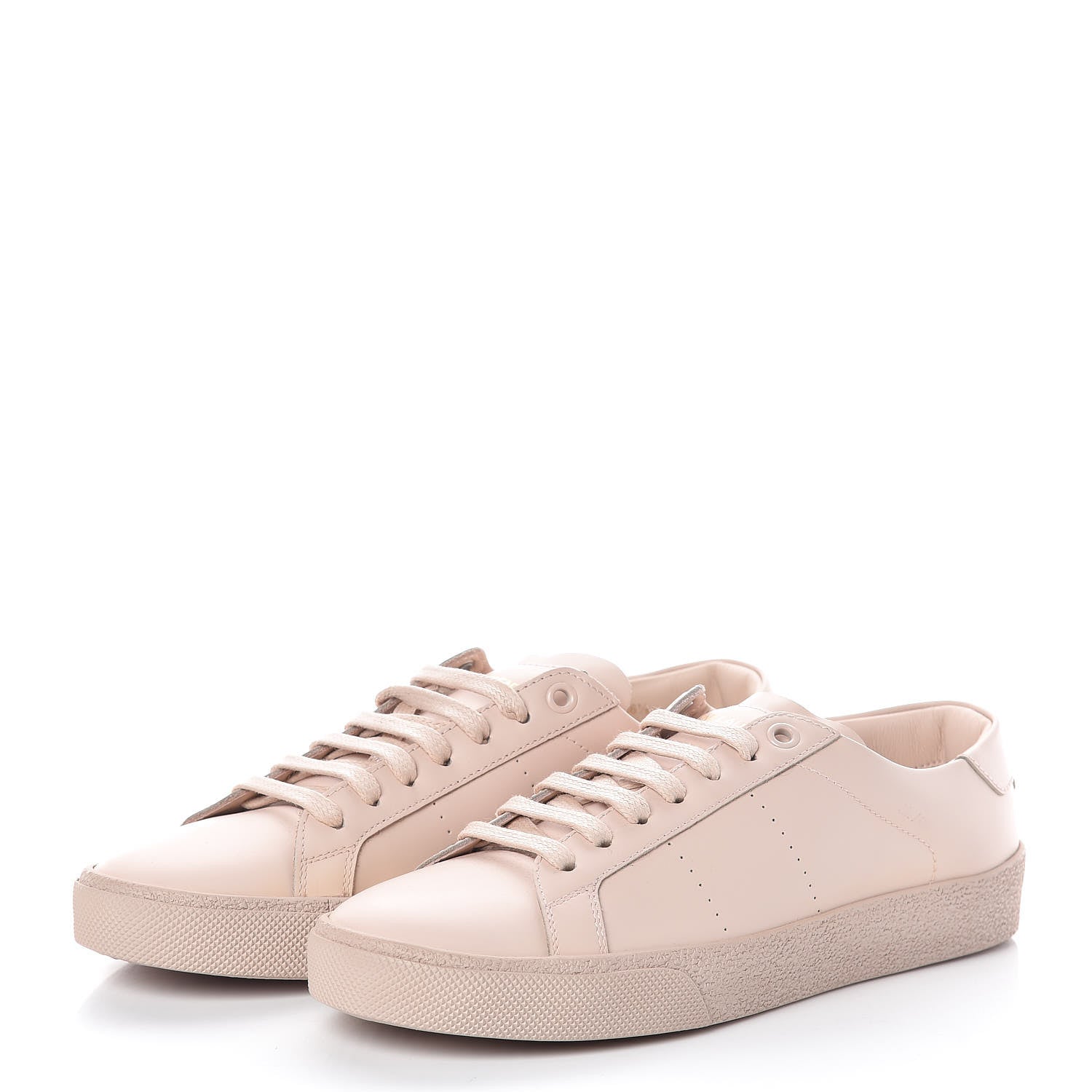 Saint Laurent Calfskin Womens Signature Court SL/06 Sneakers 36.5 Light Pink 3 of 8