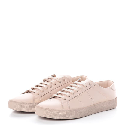 Saint Laurent Calfskin Womens Signature Court SL/06 Sneakers 36.5 Light Pink 3 of 8