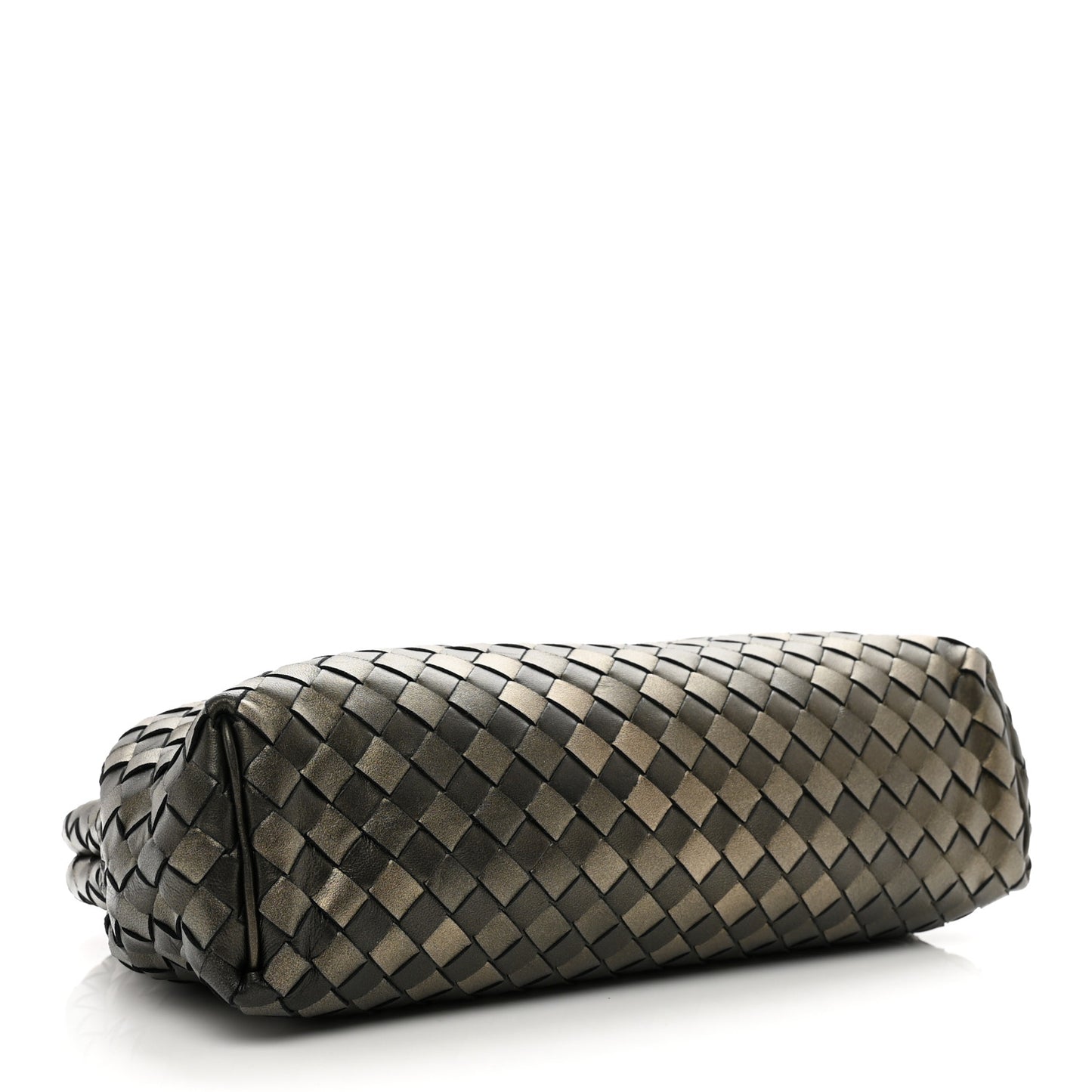Nappa Intrecciato The Lauren 1980 Clutch Platinum
