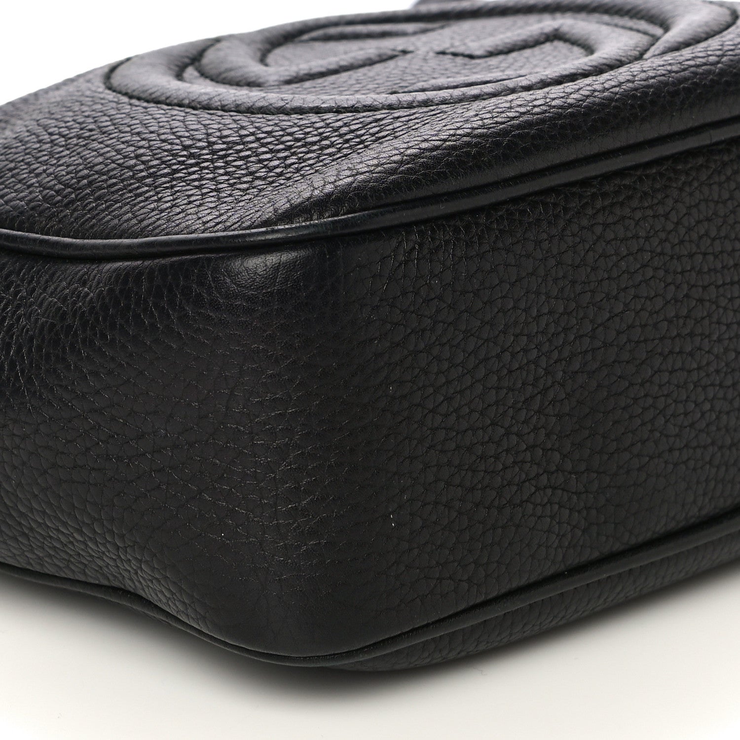 Gucci Pebbled Calfskin Small Soho Disco Bag Black 14 of 15