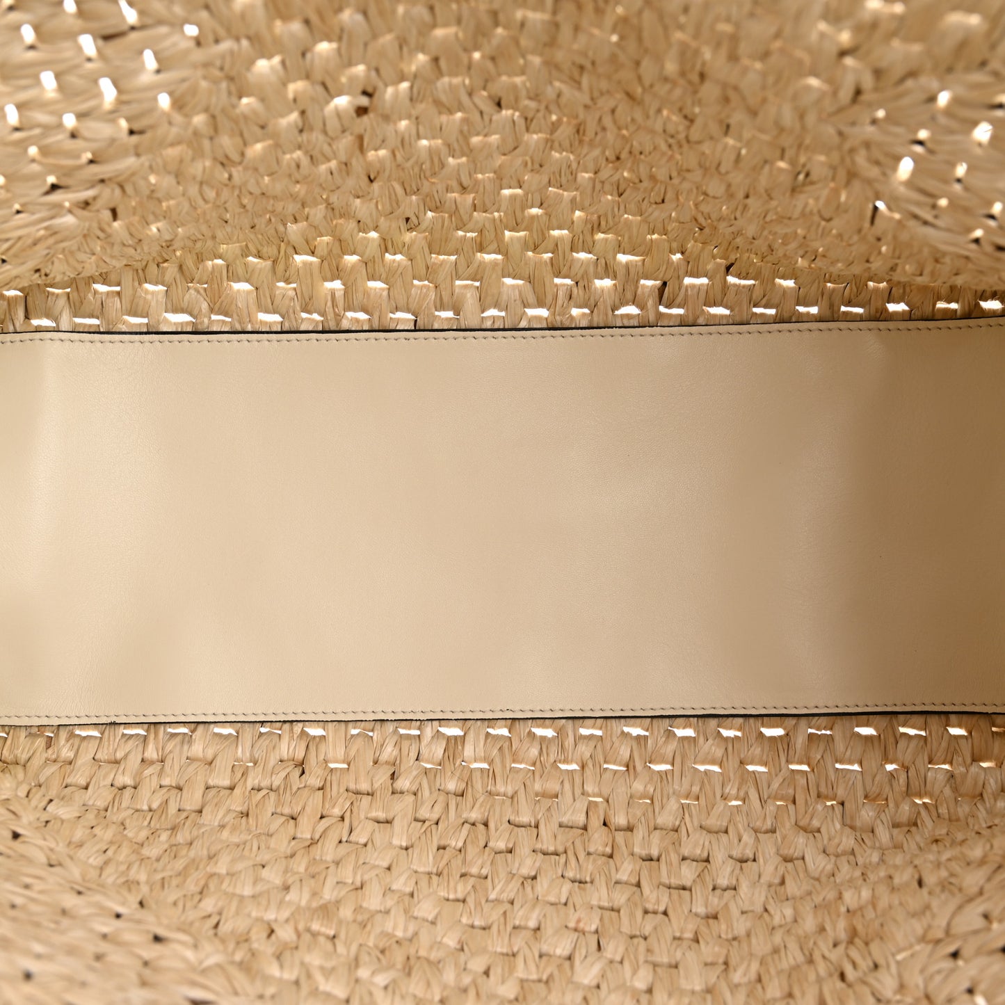 Raffia XL Studio Box Tote Natural