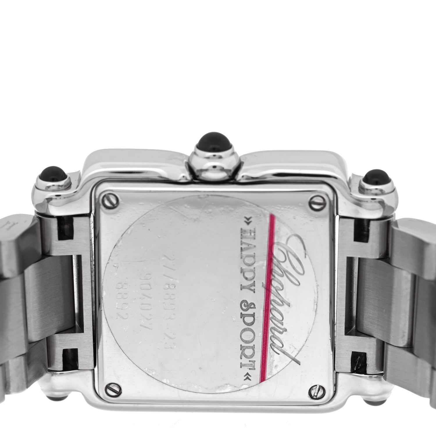 Chopard Stainless Steel 5 Diamond 23mm Happy Sport Quartz Watch 4 of 4