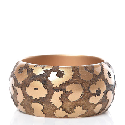 Louis Vuitton Leomonogram Wide Bracelet Gold 3 of 5