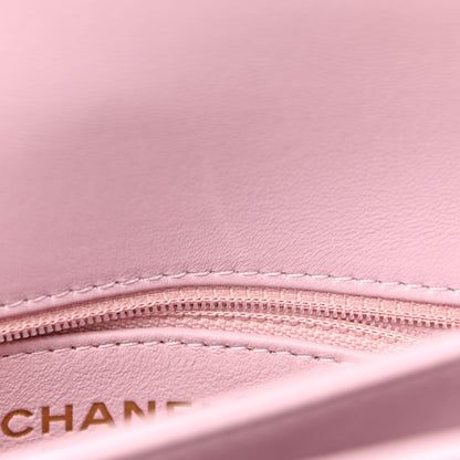 Chanel Lambskin Quilted Small Trendy CC Flap Dual Handle Bag Light Pink 11 of 13