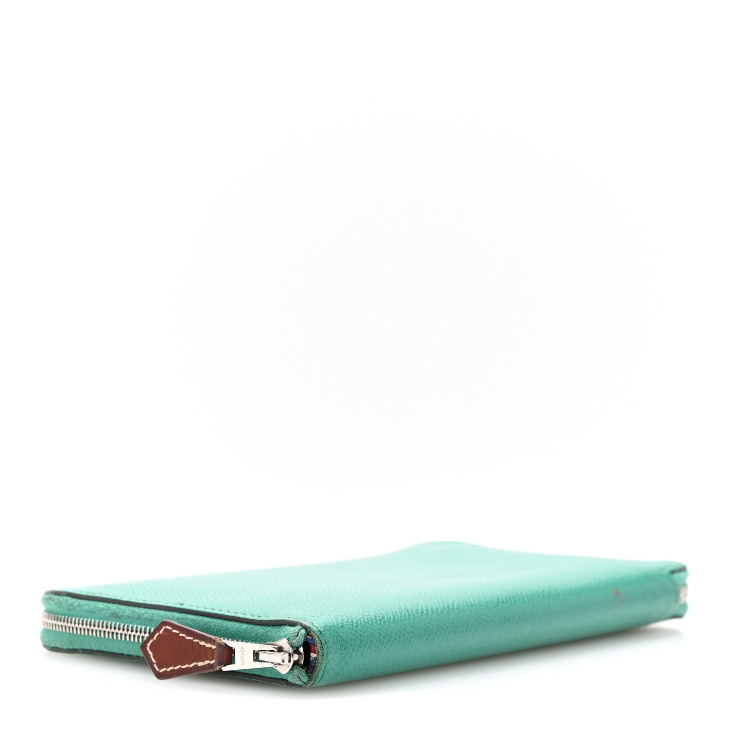 Hermes Epsom Silk'In Wallet Vert Jade 4 of 11