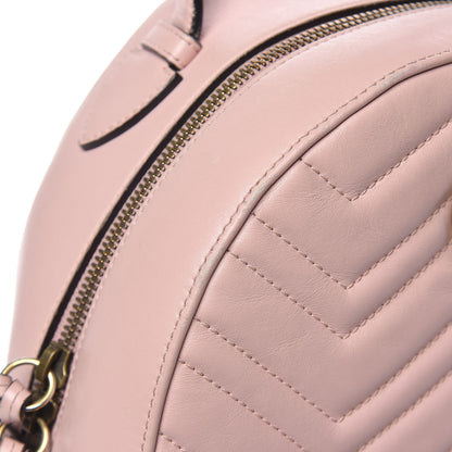 Gucci Calfskin Matelasse GG Marmont Dome Backpack Perfect Pink 15 of 18
