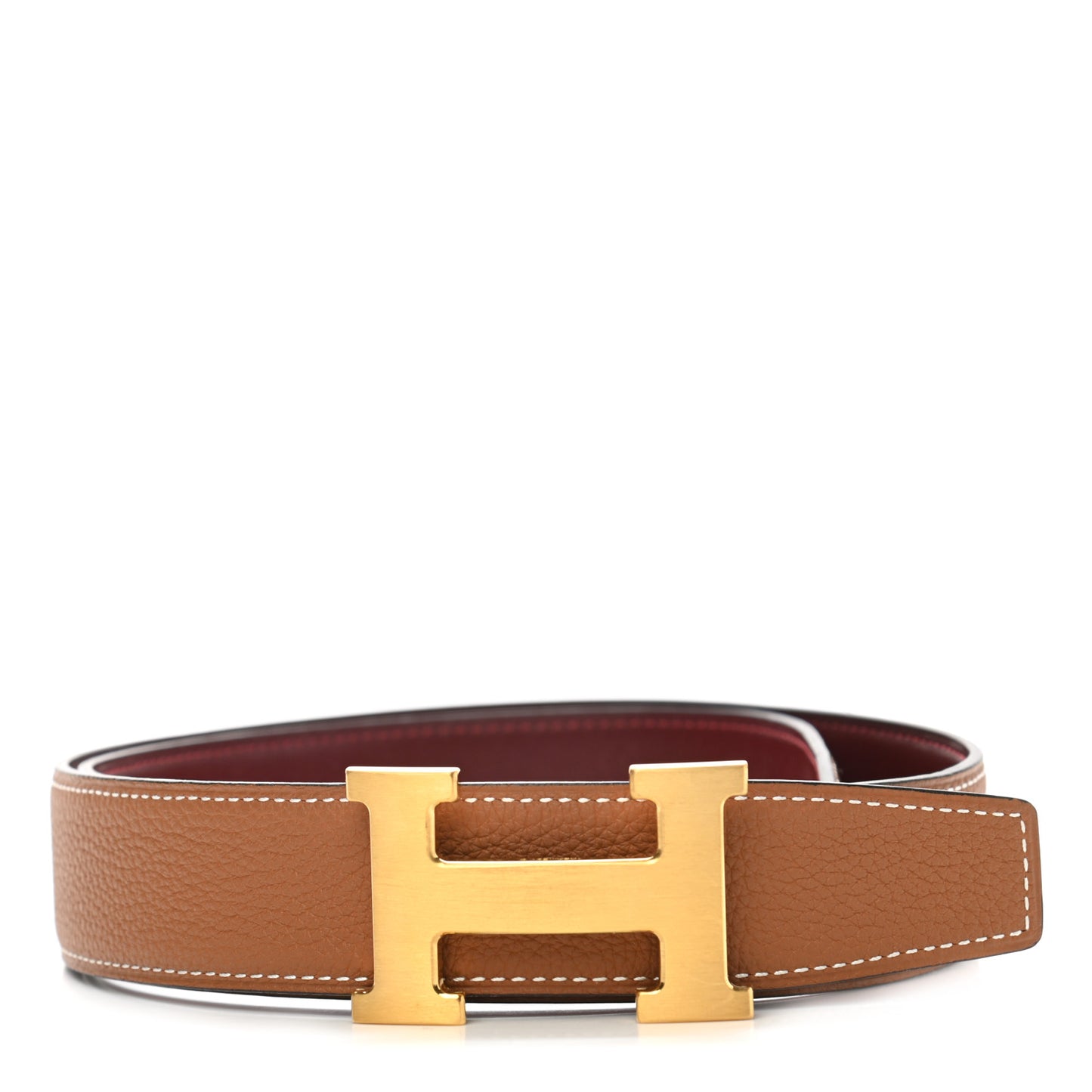 Box Togo 32mm H Belt 80 Rouge H Gold