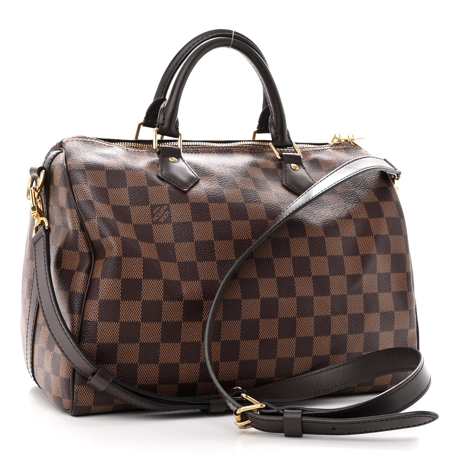 Louis Vuitton Damier Ebene Speedy Bandouliere 30 3 of 9