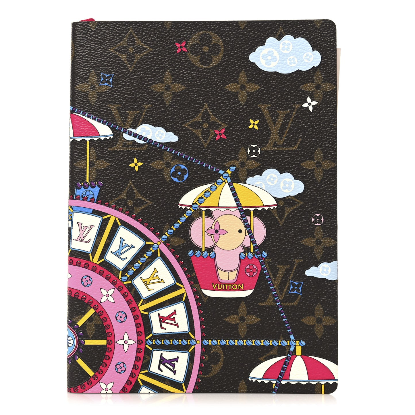 Monogram 2020 Christmas Animation Big Wheel Notebook MM Rose Ballerine
