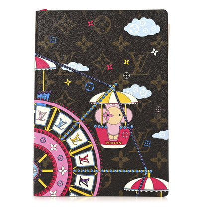 Louis Vuitton Monogram 2020 Christmas Animation Big Wheel Notebook MM Rose Ballerine 1 of 7
