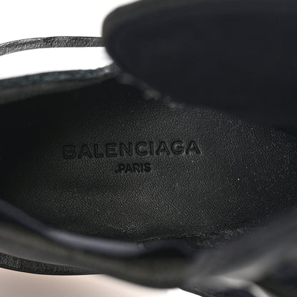 Balenciaga Brushed Calfskin Ceinture Ankle Boots 35 Navy 8 of 8