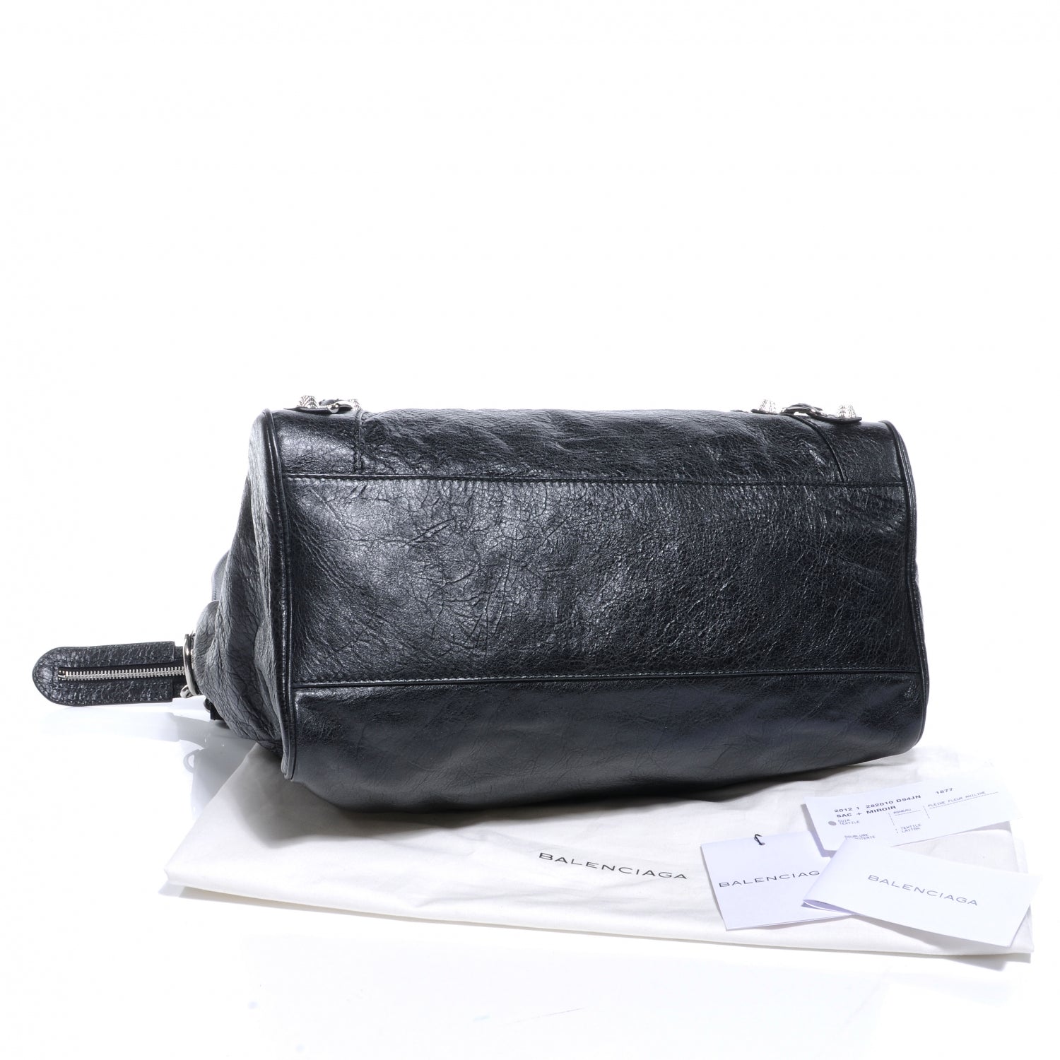 Balenciaga Agneau Giant 12 Silver Hardware Velo Black 4 of 7