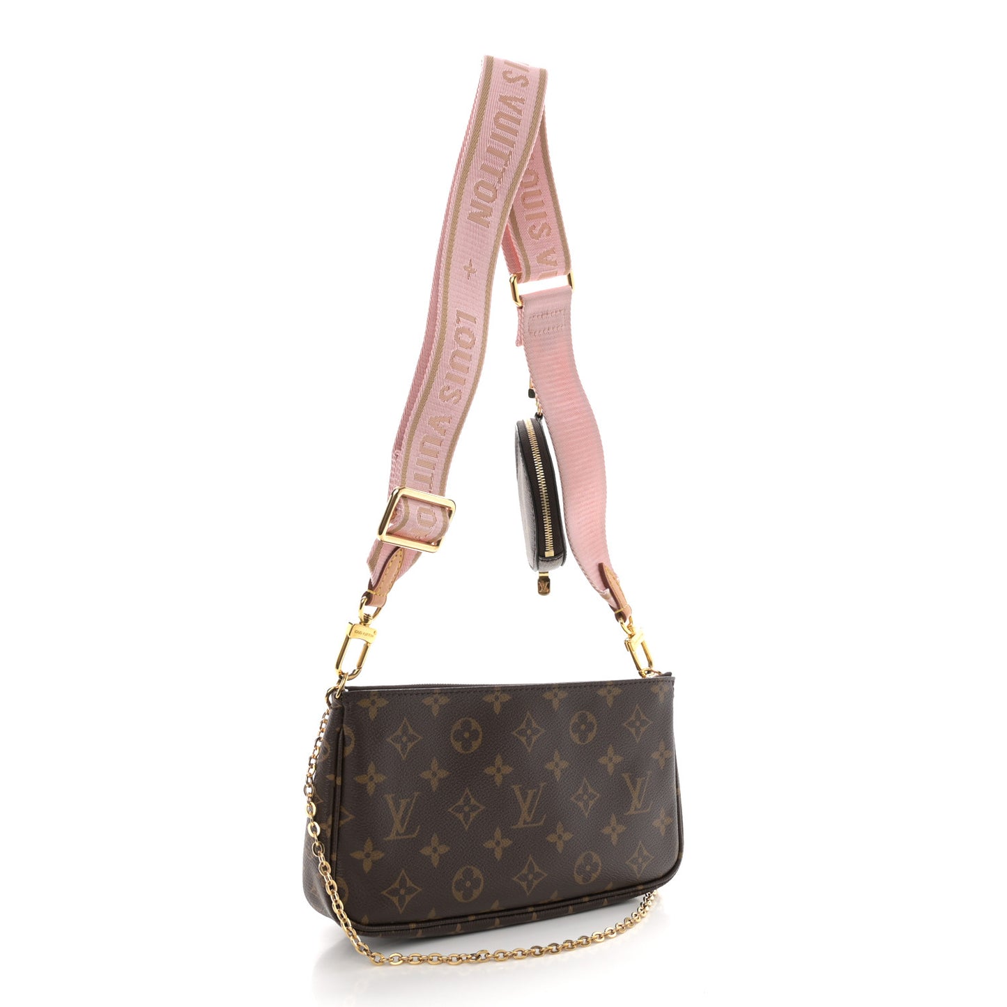 Monogram Multi Pochette Accessories Rose Clair