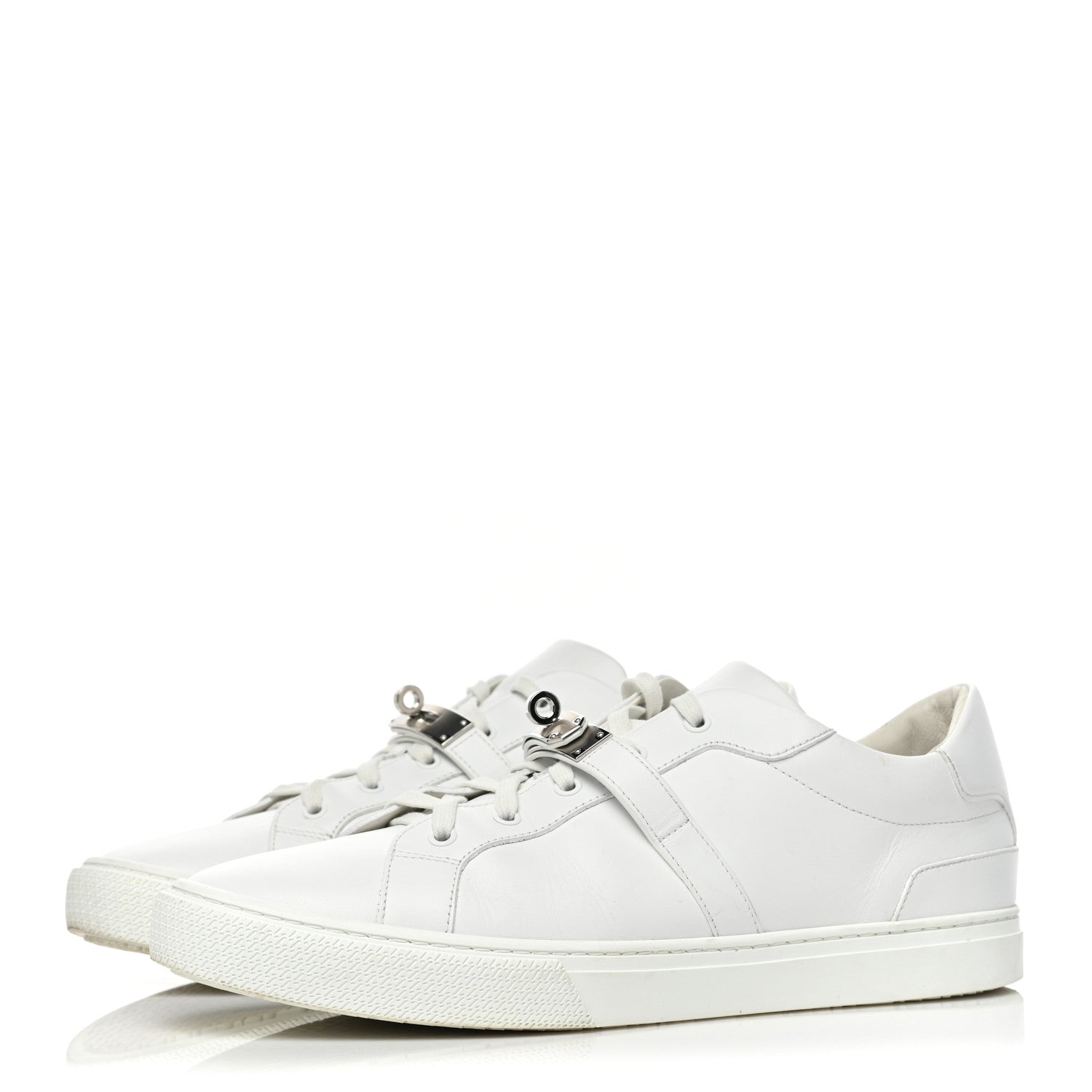 Hermes Calfskin Mens Day Sneakers 45 White 3 of 10