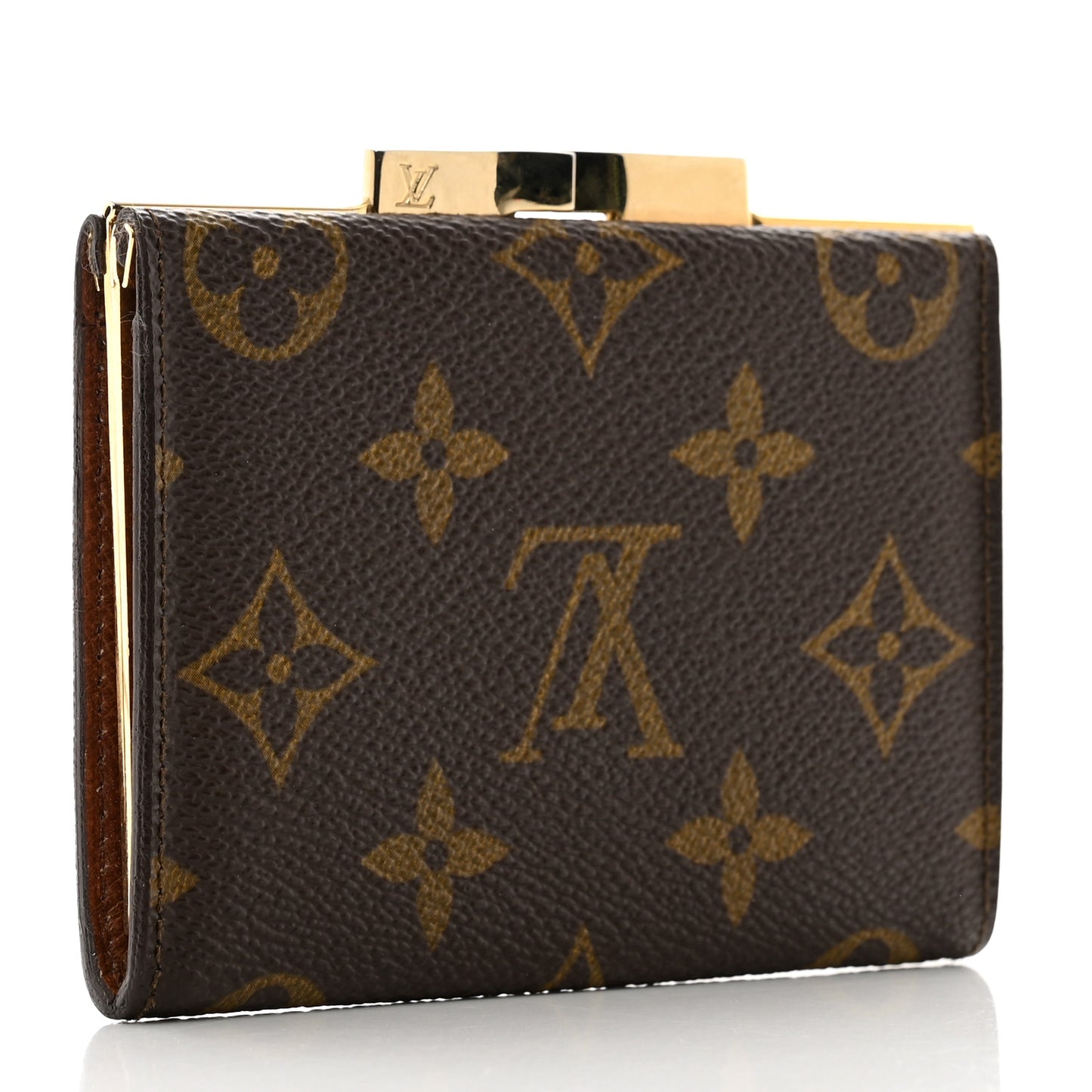 Monogram French Kiss Lock Coin Purse