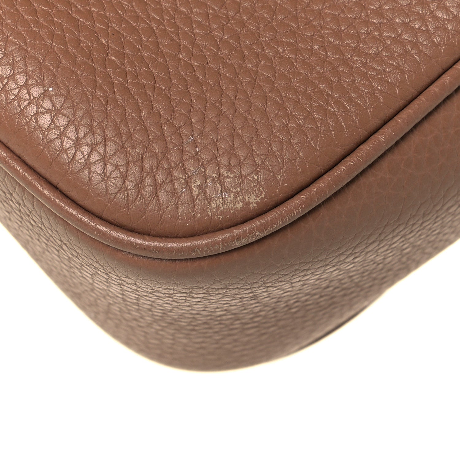 Gucci Pebbled Calfskin Small Soho Disco Bag Camelia 11 of 11