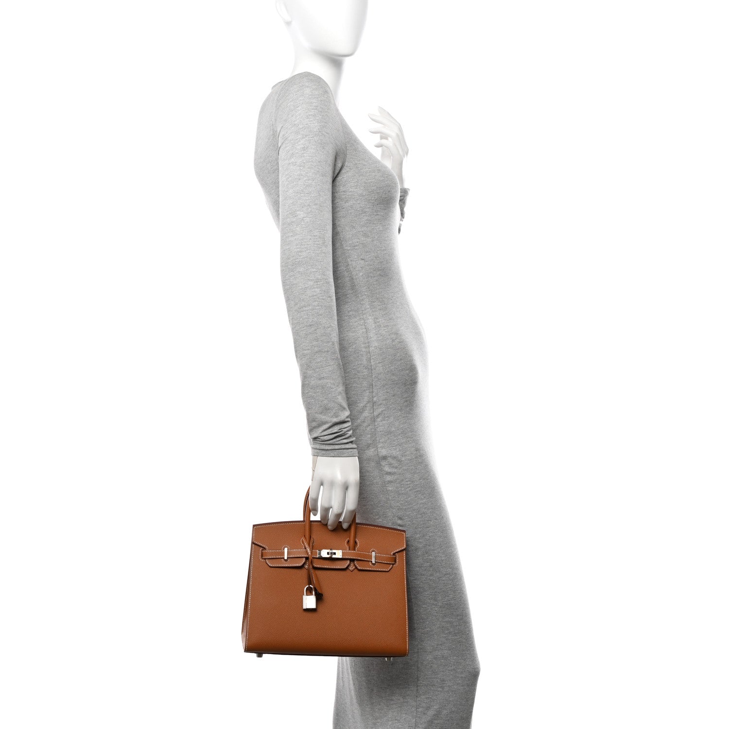 Hermes Epsom Birkin Sellier 25 Gold 2 of 10