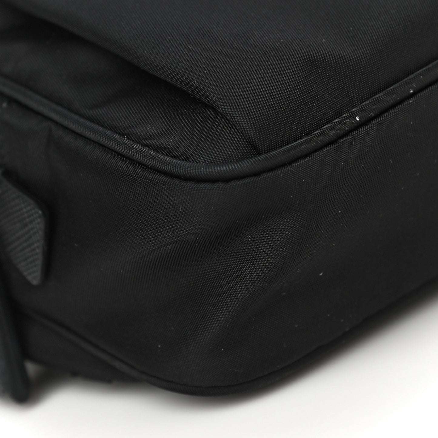 Re-Nylon Saffiano Convertible Belt Bag Black