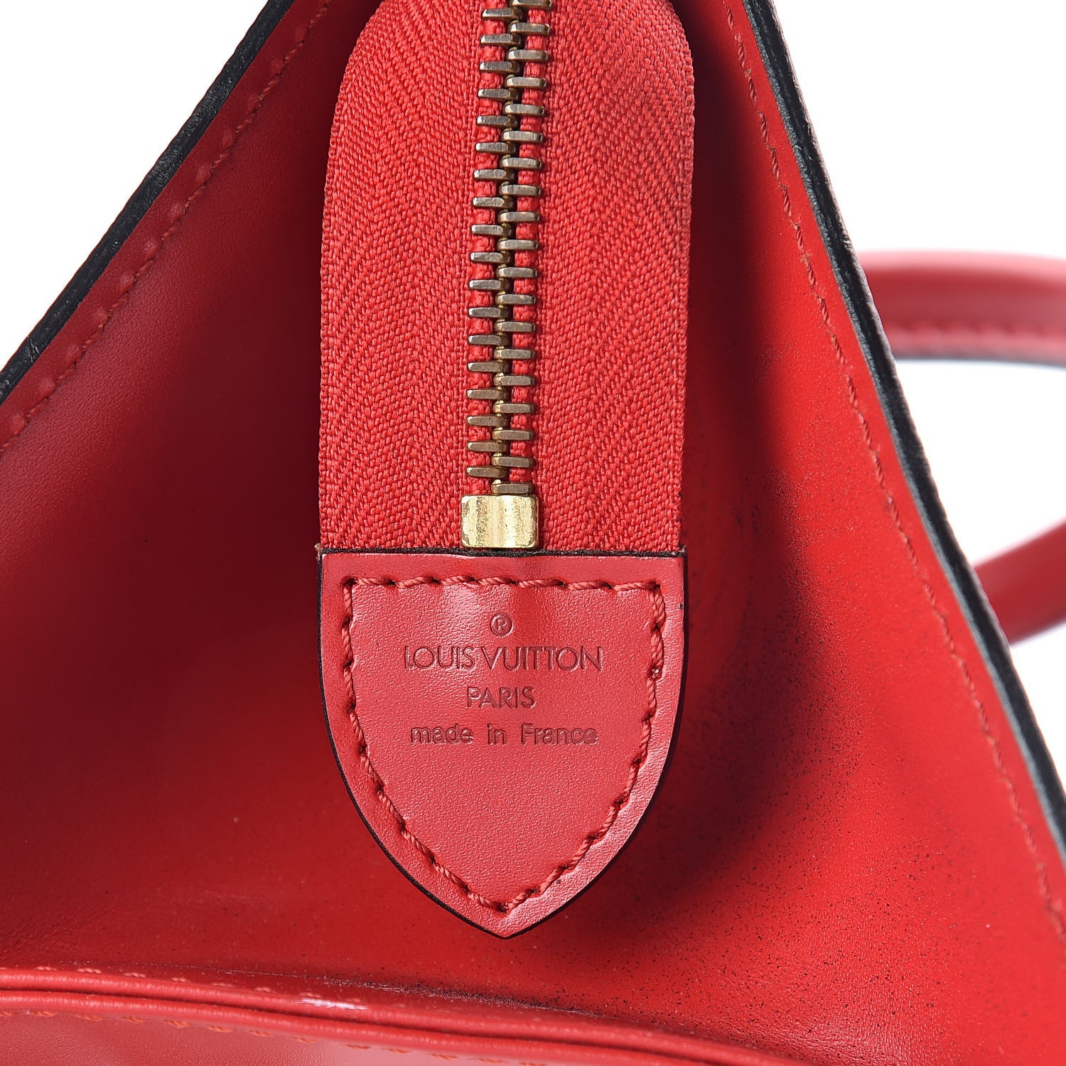 Louis Vuitton Epi Sac Triangle Rouge 5 of 10