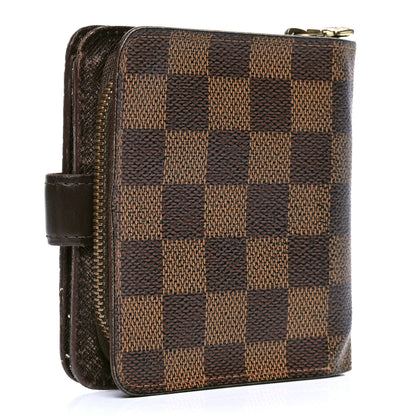 Louis Vuitton Damier Ebene Zippe Zipped Compact Wallet 2 of 7