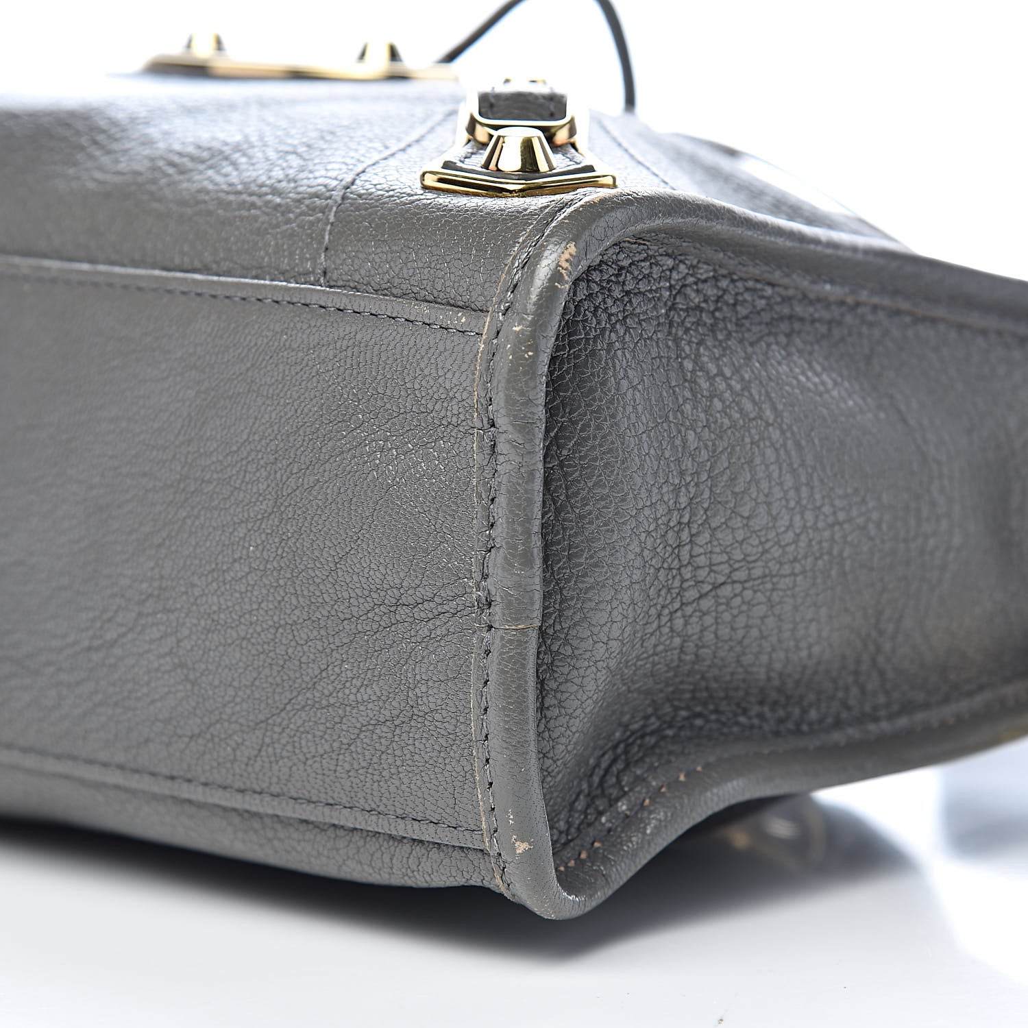 Balenciaga Chevre Gold Metallic Edge Hardware S City Gris Acier 9 of 12