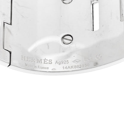 Hermes Sterling Silver Collier De Chien Bracelet LG 4 of 5