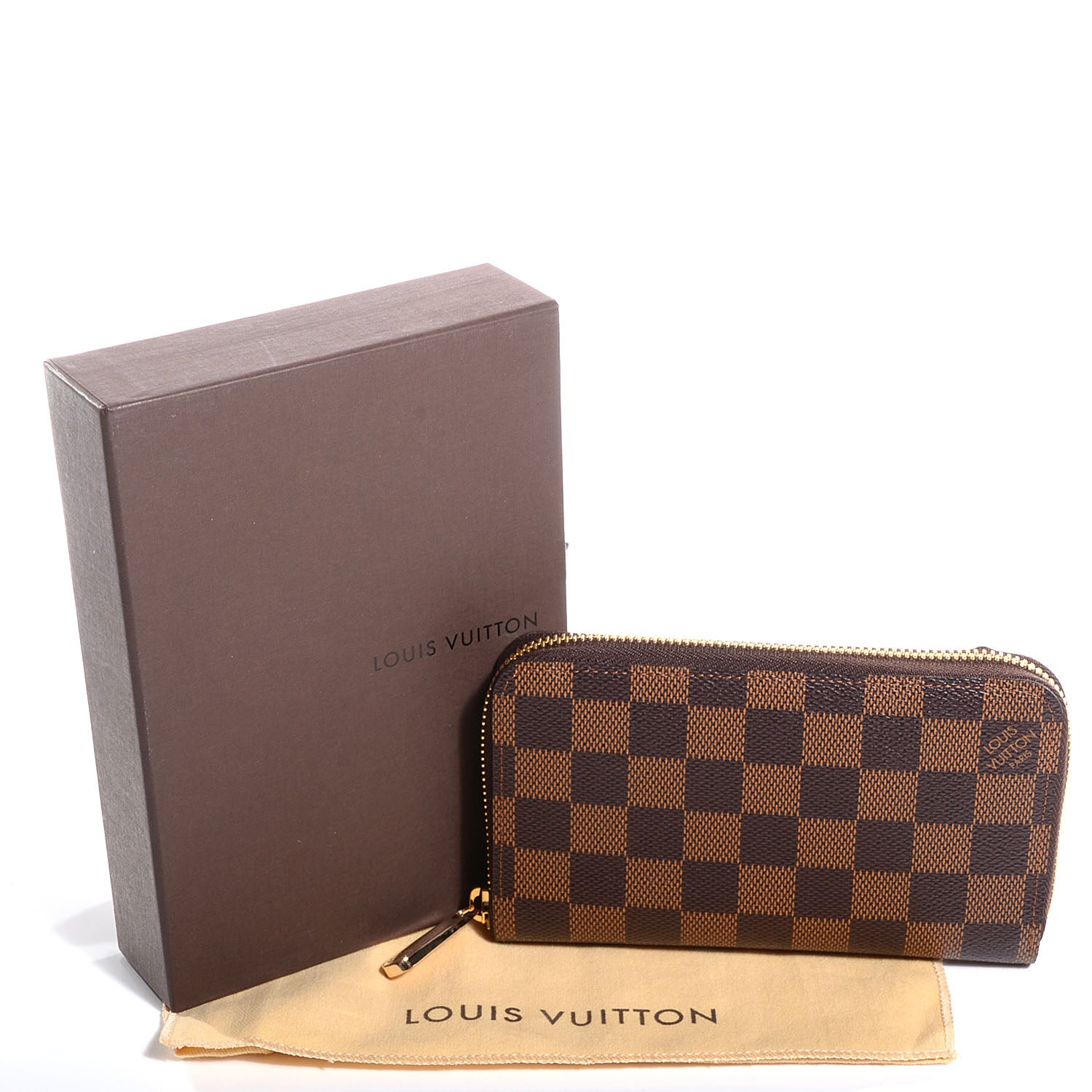 Louis Vuitton Damier Ebene Zippy Compact Wallet 5 of 8