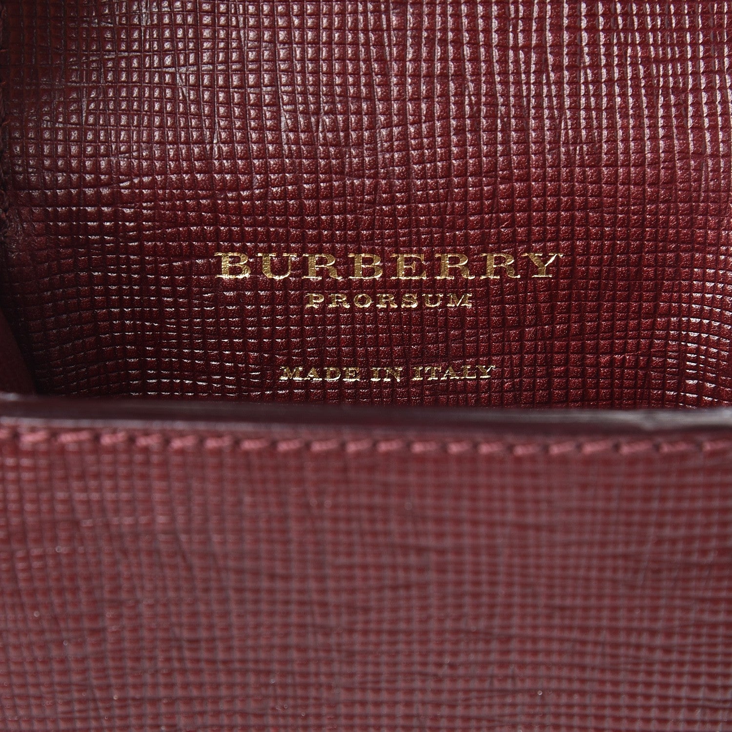 Burberry Prorsum Grainy Calfskin Oblong Belt Bag Burgundy 8 of 9