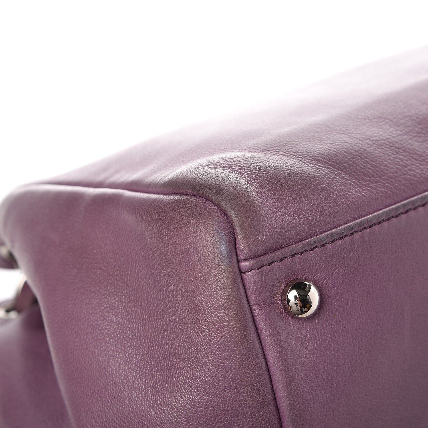 Chanel Lambskin Quilted Small Accordion Flap Light Purple 10 of 16
