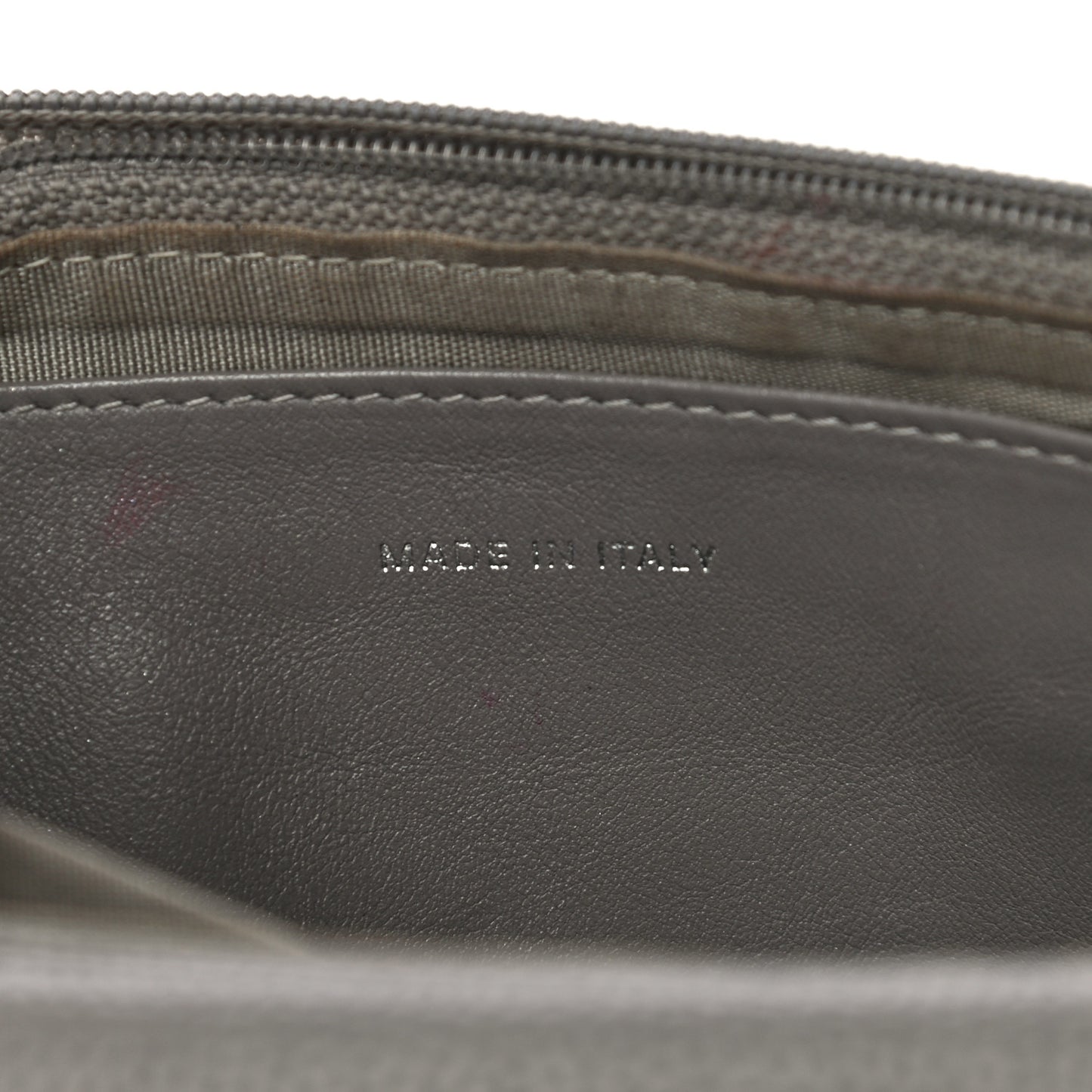 Caviar Half Moon Wallet On Chain WOC Grey