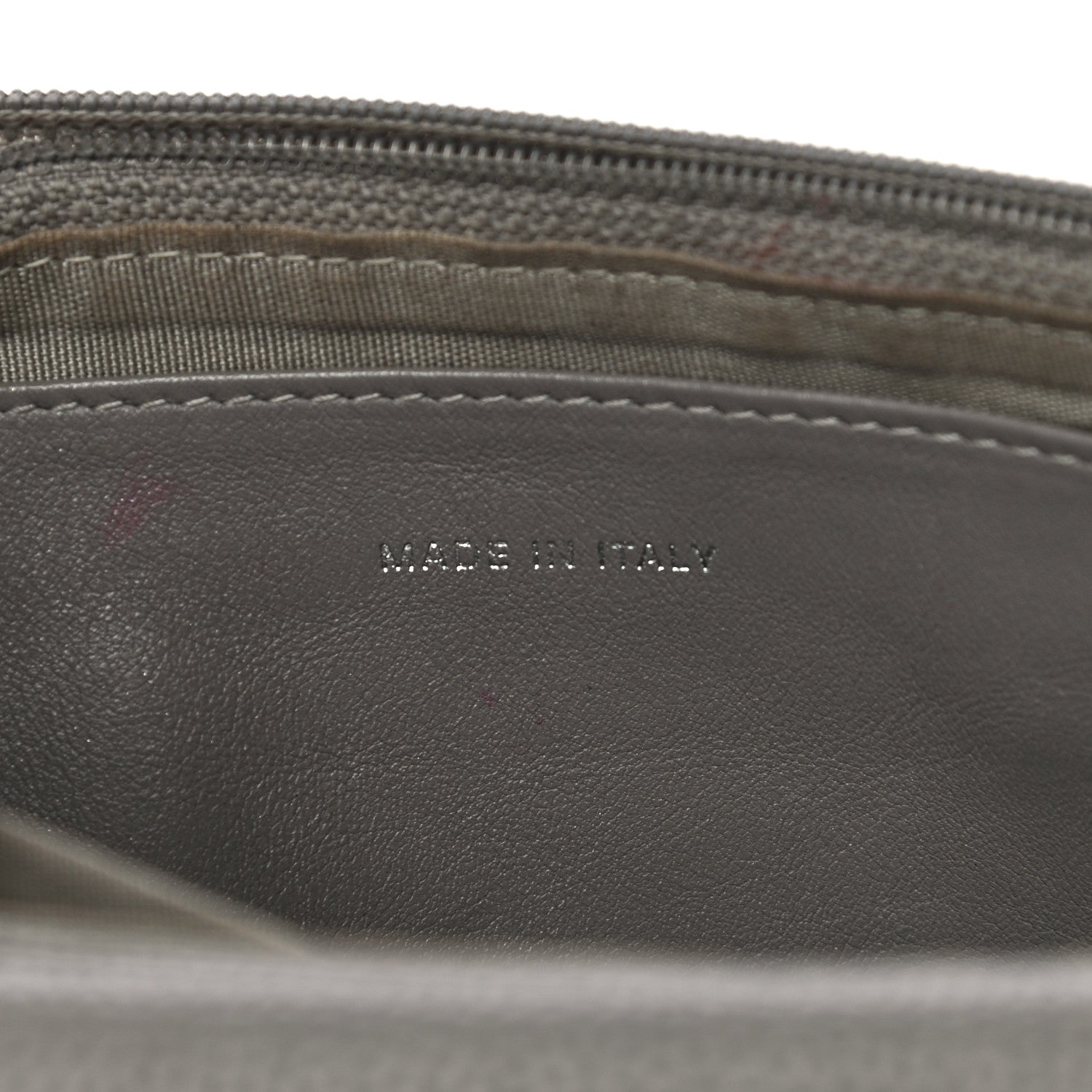 Chanel Caviar Half Moon Wallet On Chain WOC Grey 7 of 16