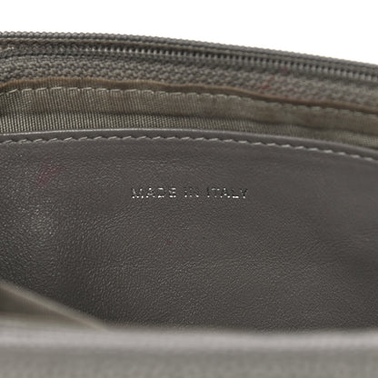 Chanel Caviar Half Moon Wallet On Chain WOC Grey 7 of 16