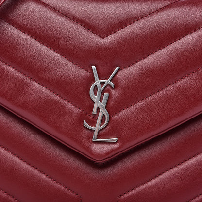 Saint Laurent Calfskin Y Quilted Monogram Loulou Flap Bag Palissandre 11 of 11