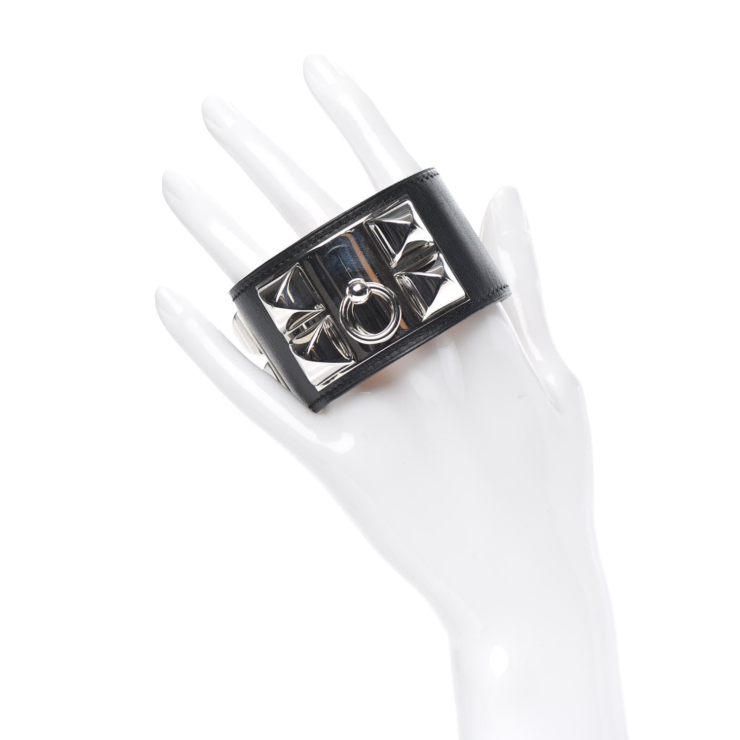 Hermes Chamonix Collier De Chien CDC Bracelet S Black 2 of 6