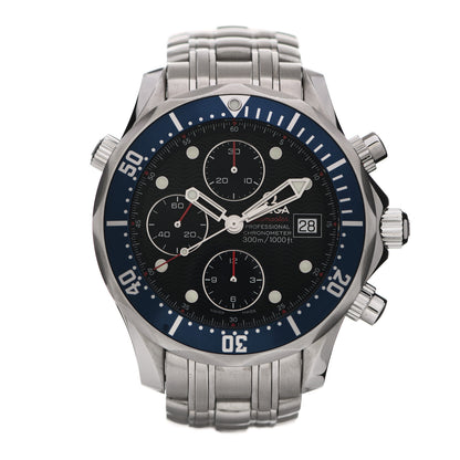 Omega Stainless Steel 41mm Seamaster Professional Chronograph Automatic Watch Blue 2225.80.00 1 of 5